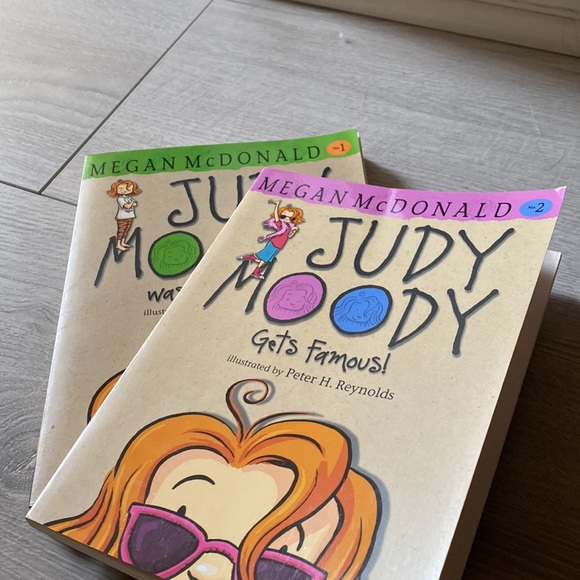 2 Judy Moody Books “Gets Famous “ and “Was in a Mood” - Picture 4 of 5
